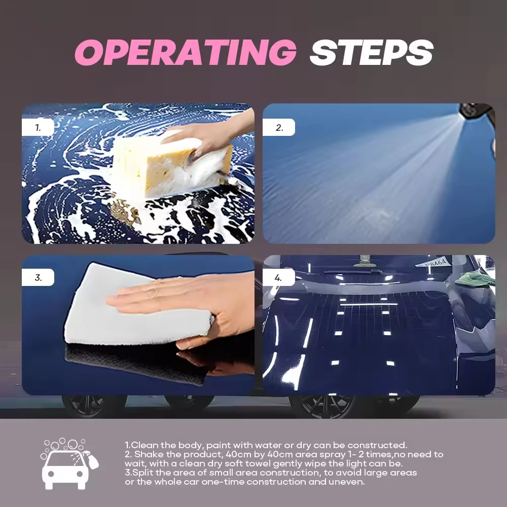 the  new product can improve the brightness of the car body paint to make it as bright as new Graphene ceramic spray coating