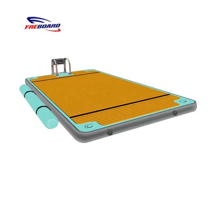 Drop Stitch Inflatable Water Dock Floating Platform Jet Ski Floating Dock