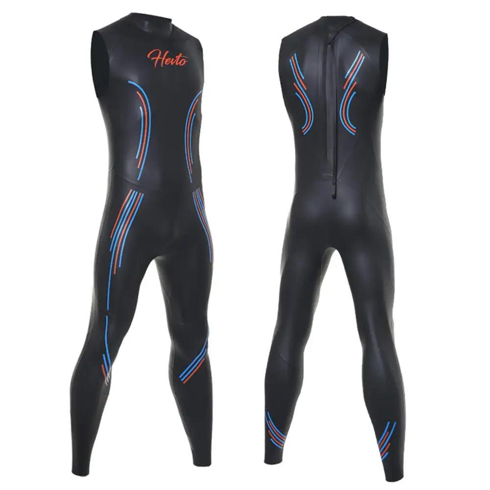 High Quality 3mm Smooth Yamamoto Neoprene Professional Triathlon Sleeveless Wetsuit For Men and Women Universal