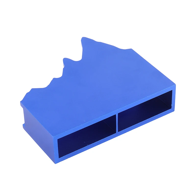 Customized Blue Anodized Aluminium Extrusion Wall Art Decoration Base Napkin Holder