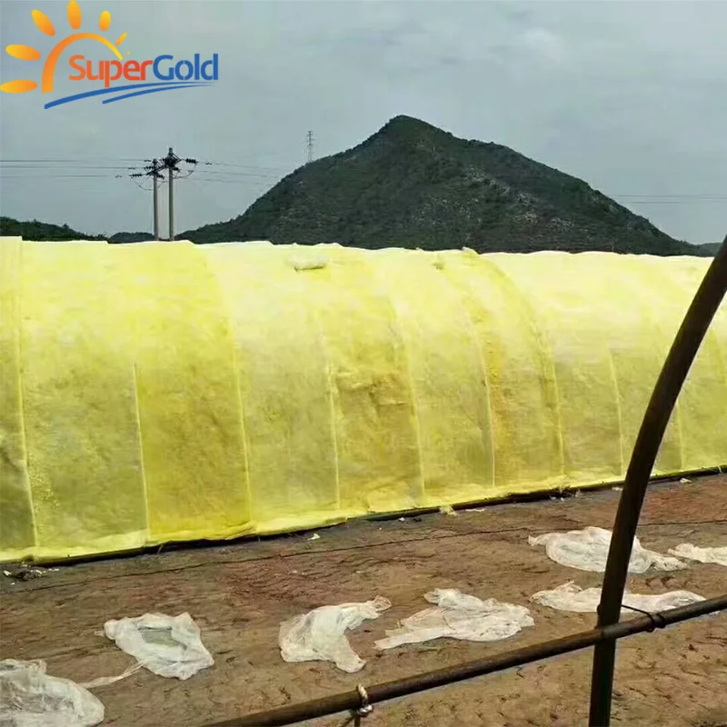 SuperGold Thermal Insulation Materials Glass Wool Felt 100mm Thick Glasswool For Greenhouse
