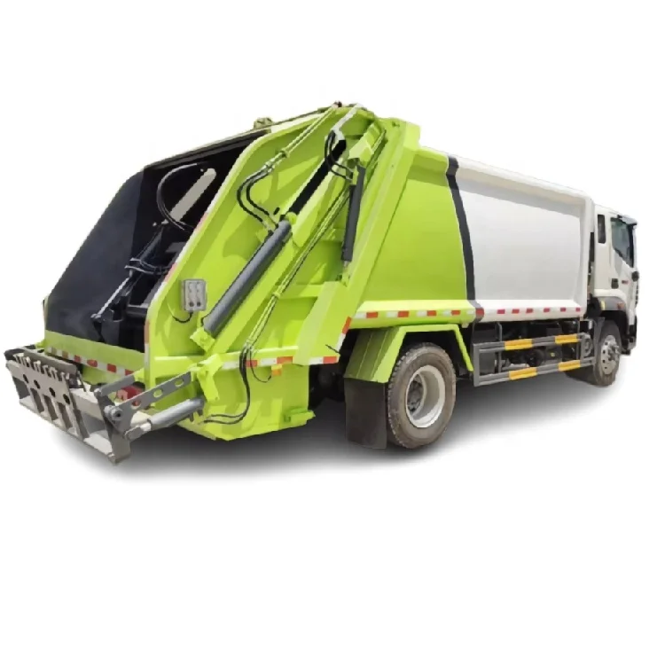 foton 14cbm rear loader compacted trucks refuse compactor 5-12m3 garbage hook container lift trucks new rear loading dust cart