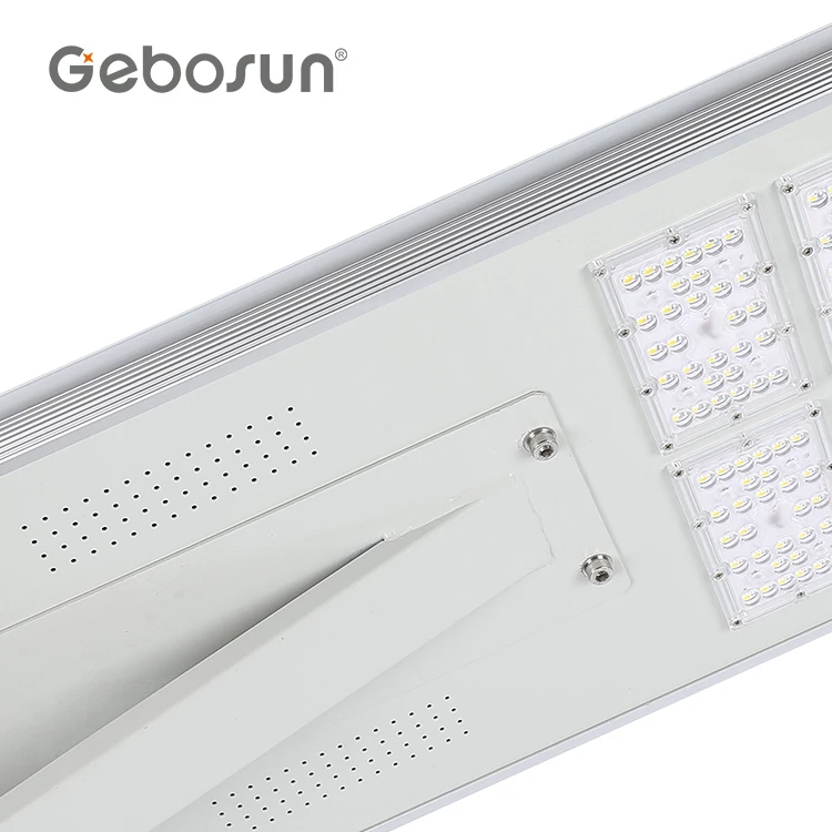 GEBOSUN ip65 Waterproof Hight Lumen New Design 60 watt Led Solar Street Light Integrated Solar Street Lights 150 watts 200w 300w