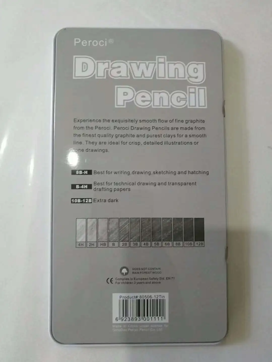 Drawing Wooden 3H 2H H HB B 2B 3B 4B 5B 6B 7B 8B 9B  Charcoal Sketch Pencil