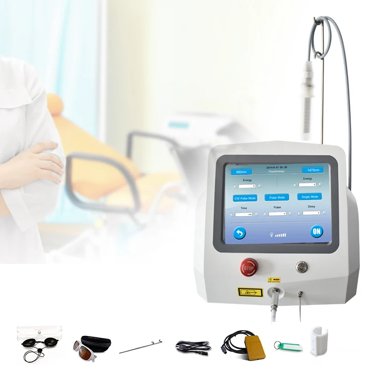 Gynecological 980nm 1470nm diode laser machine for gynecology repair laser equipment