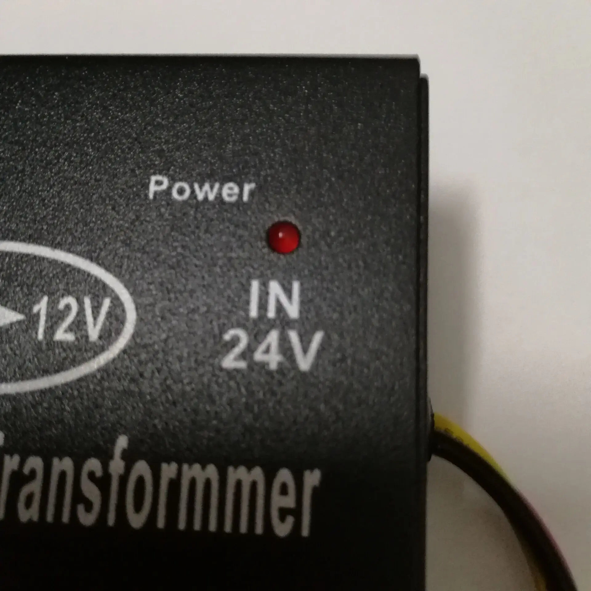 Black Car Converter 5A Car Step Down Transformer DC24V to DC12V Converter 5A Cargo bus power