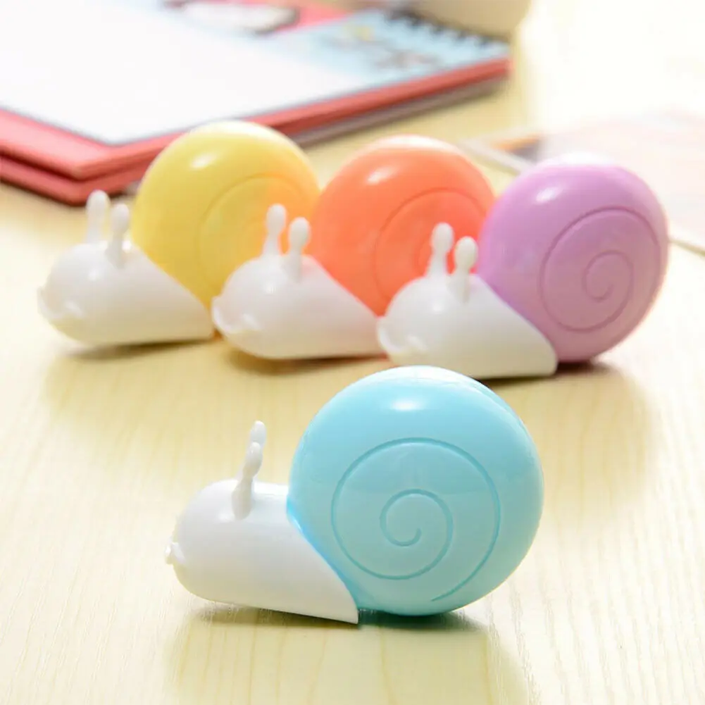 Hot Sale LULAND Eraser Snail Shape Students Use School Supplies Sticker Small Correction Tape