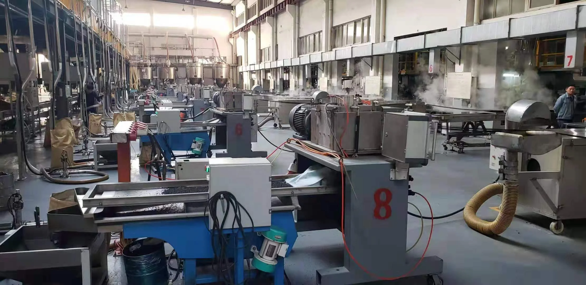 Plastic Extrusion Pelletizing Line Auxiliary Machine Pelletizer Granulator for Various Plastics Materials