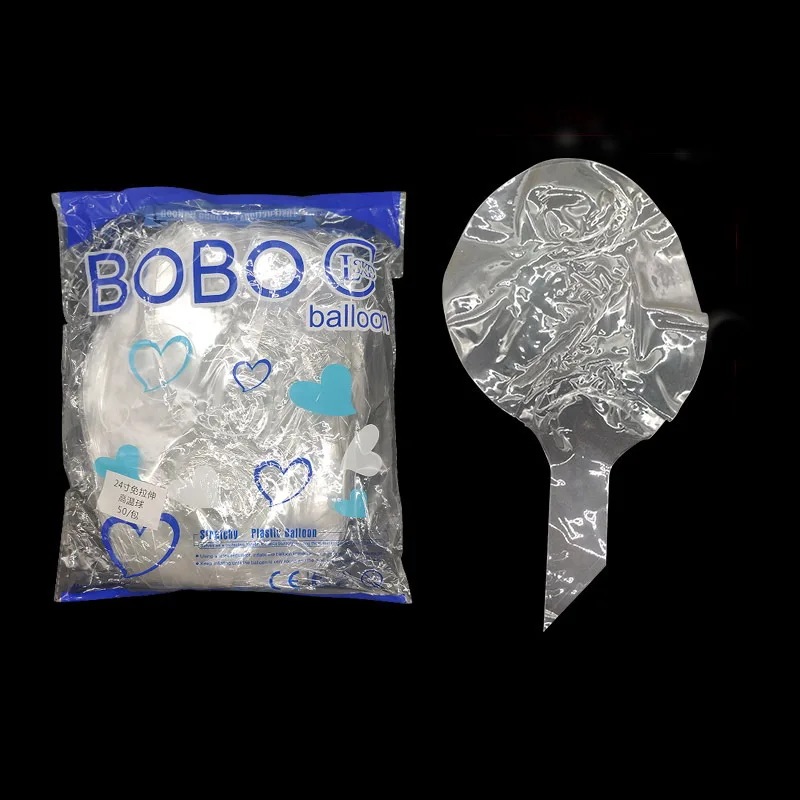 Растягивающиеся шары Bobo круглая форма прозрачный воздушный шар