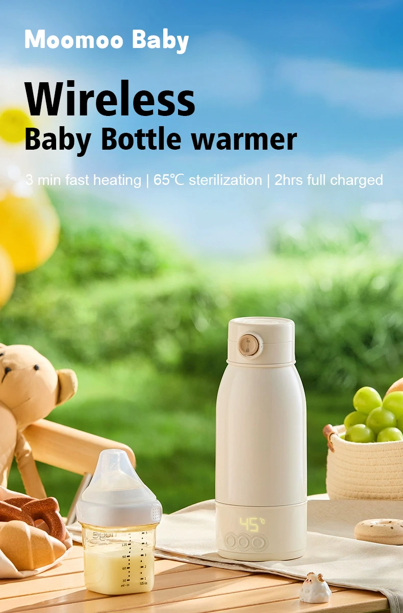 Amaz0n hot selling fast heated baby bottle warmer portable milk warmer baby bottle heater for travel
