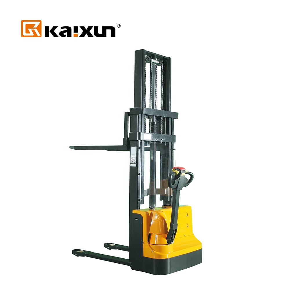 1.2ton 3m Auto Self Load Walking Full Electric Stacker Truck