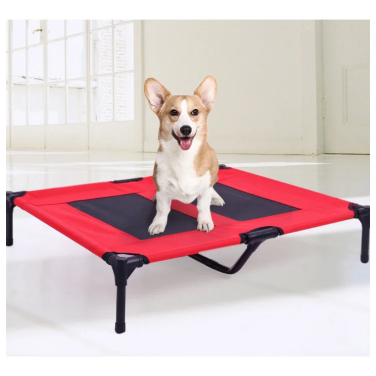 Elevated Pet Bed Dog Bed Cat Bed,Breathable Moisture-Proof Portable Raised Pet Cot for Camping or Beach, Durable Frame and Mesh.