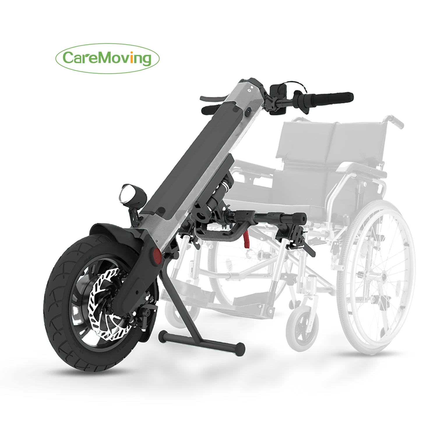 350W 13AH Portable Hand-Pulled Electric Attachable Handcycle wheelchair bicycle electric wheelchair handcycle conversion kit