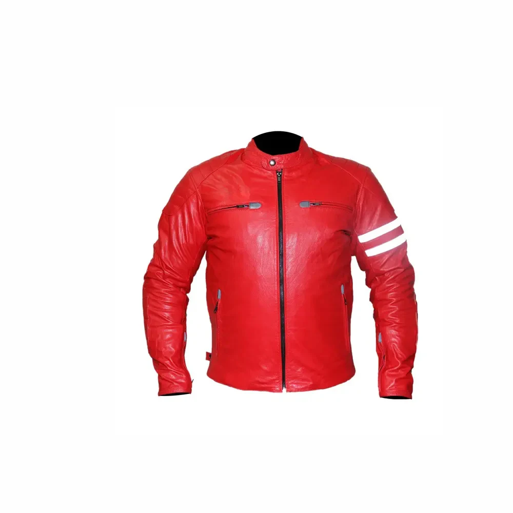 Oem Biker Защитная мотоциклетная гоночная Высококачественная кожаная куртка
