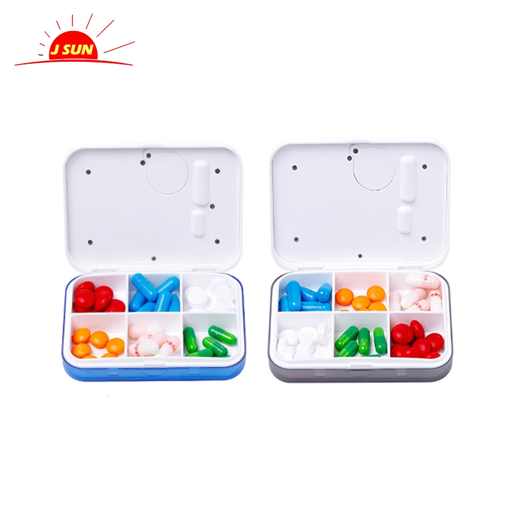 Portable Pill Box with Electric Alarm timer  Medicine Pill box 7 days