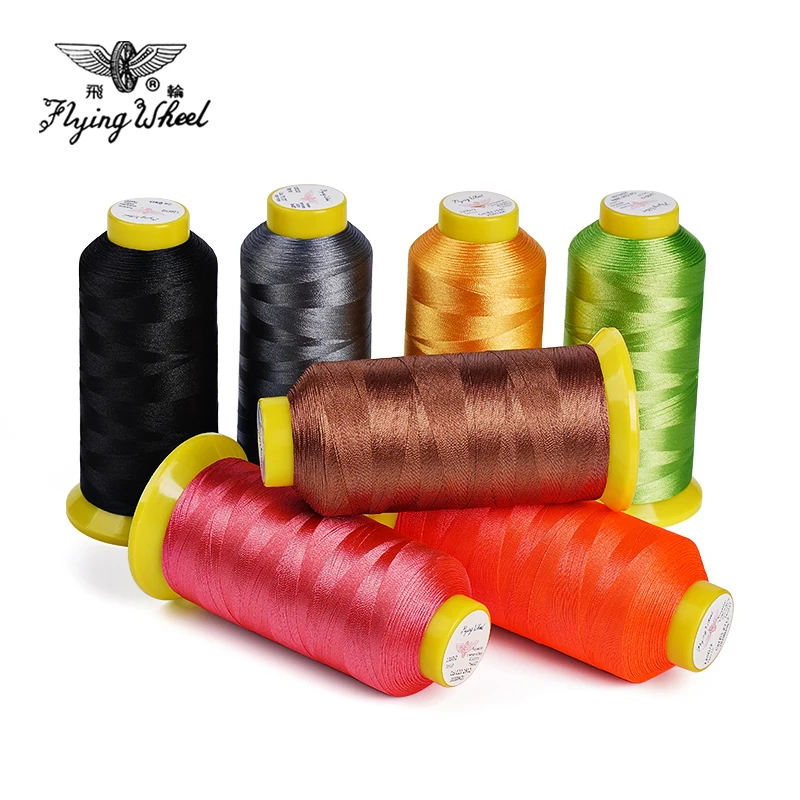 High Quality 4000 Meters Polyester Embroidery Thread Tex27 Ticket120 120D/2 Sewing Thread 100% Polyester Thread