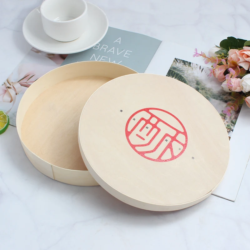 Good Quality Poplar Wooden Take Out Grazing Box Take Away Cheese Fresh Fruits Meats Chocolate Croissant Container