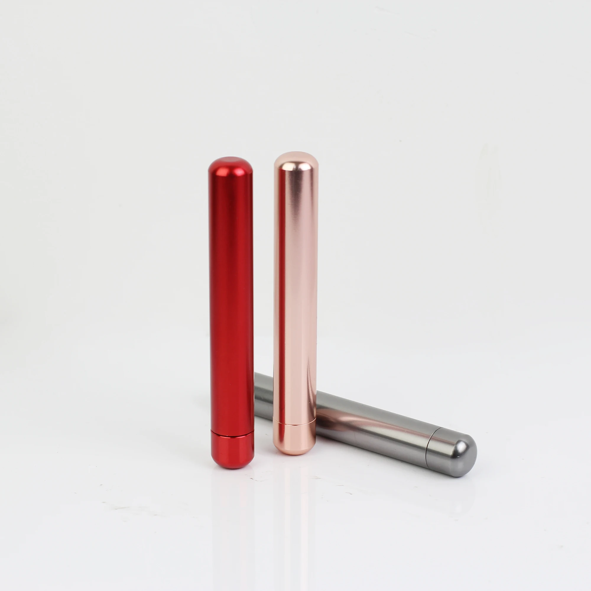 Custom logo test Tube with Aluminum Screw Cap Aluminum Alloy Cigar Tube