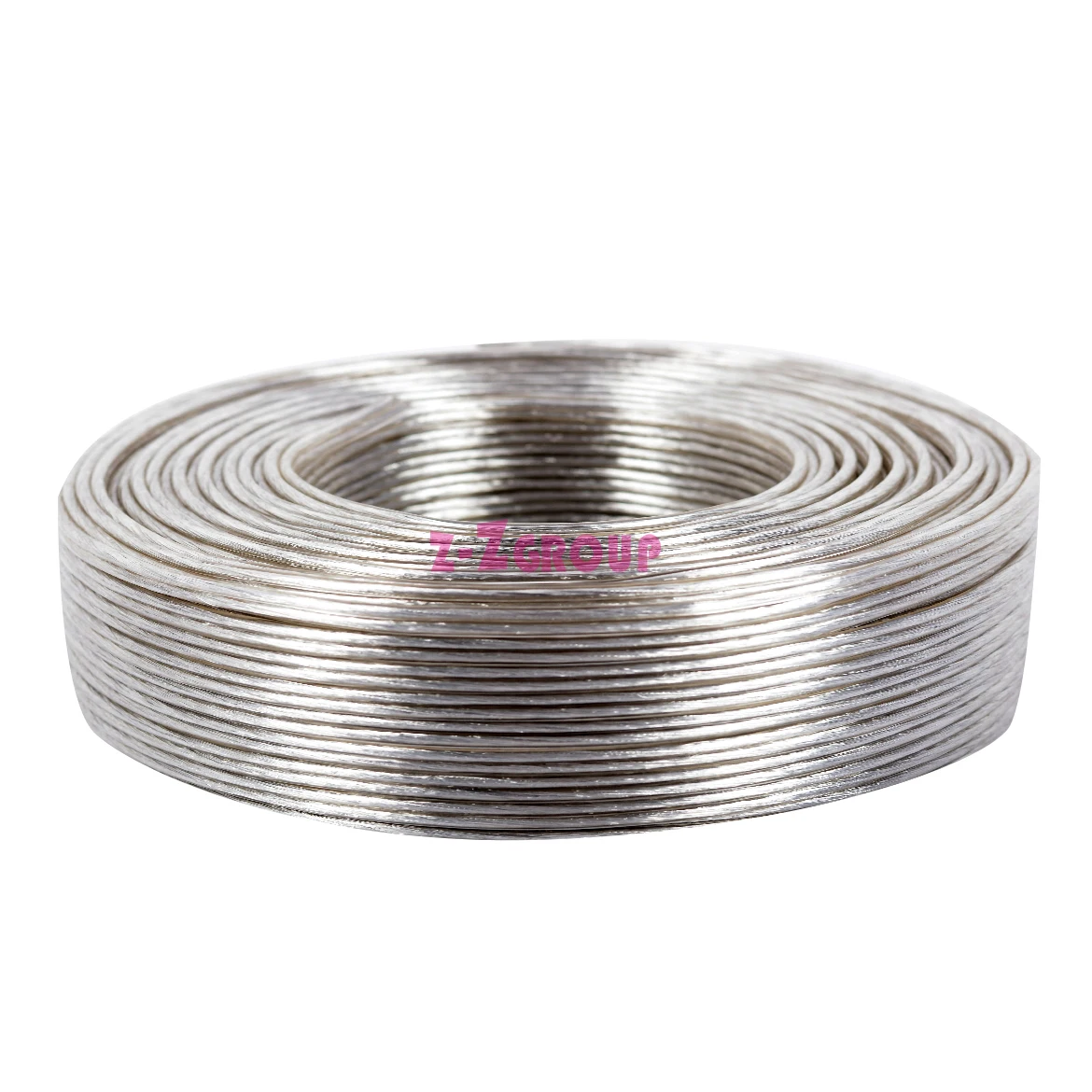 Провод 24AWG параллельный двухжильный прозрачный ПВХ чистый луженый медный провод