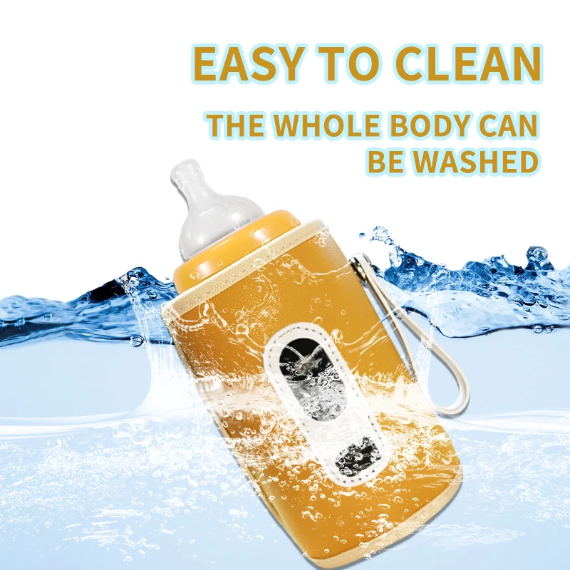 New Design Indoor/Outdoor Smart Drinkware Intelligent Baby Bottle Warmer Portable Heating Milk Heater for Baby Feeding