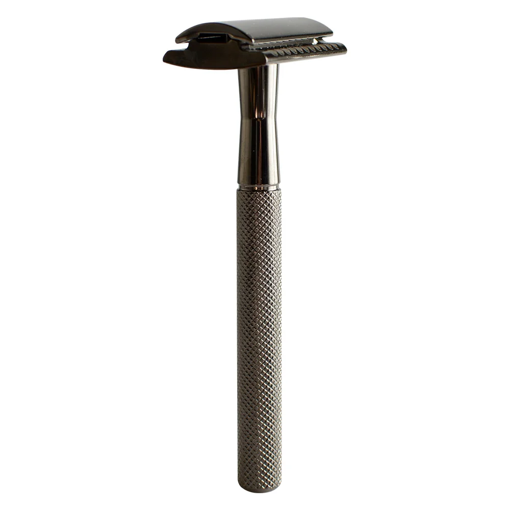 Professional Black Metal Handle Double Edge Blade Mens Safety Shave Razors