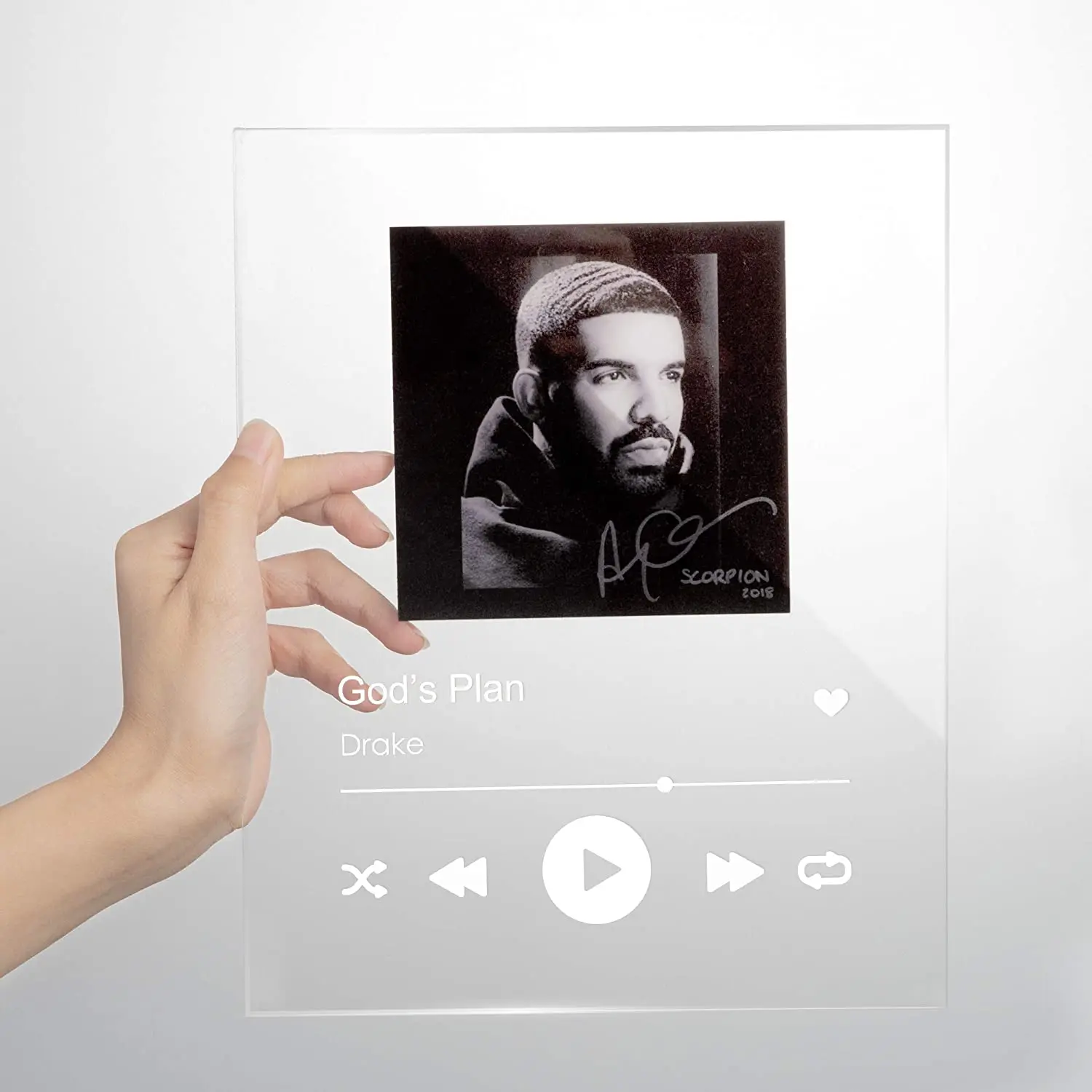 Acrylic Glass Frame Plexiglass Album Decals For Collection