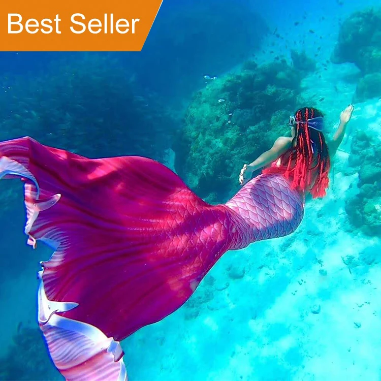 Хвост русалки для плавания, одежда для взрослых, хвосты русалки по низким ценам