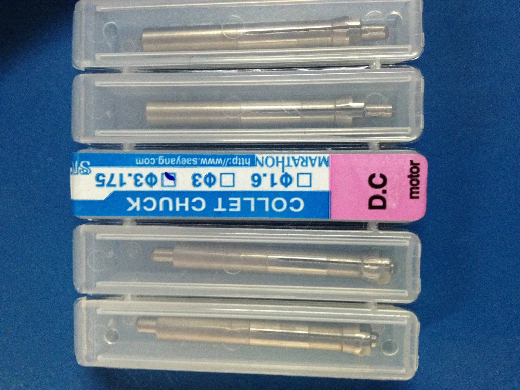 drilling machine handpiece collect chuck 2.35MM/3.0MM/3.175MM mini size for dental micromotor handpiece chuck parts wholesale