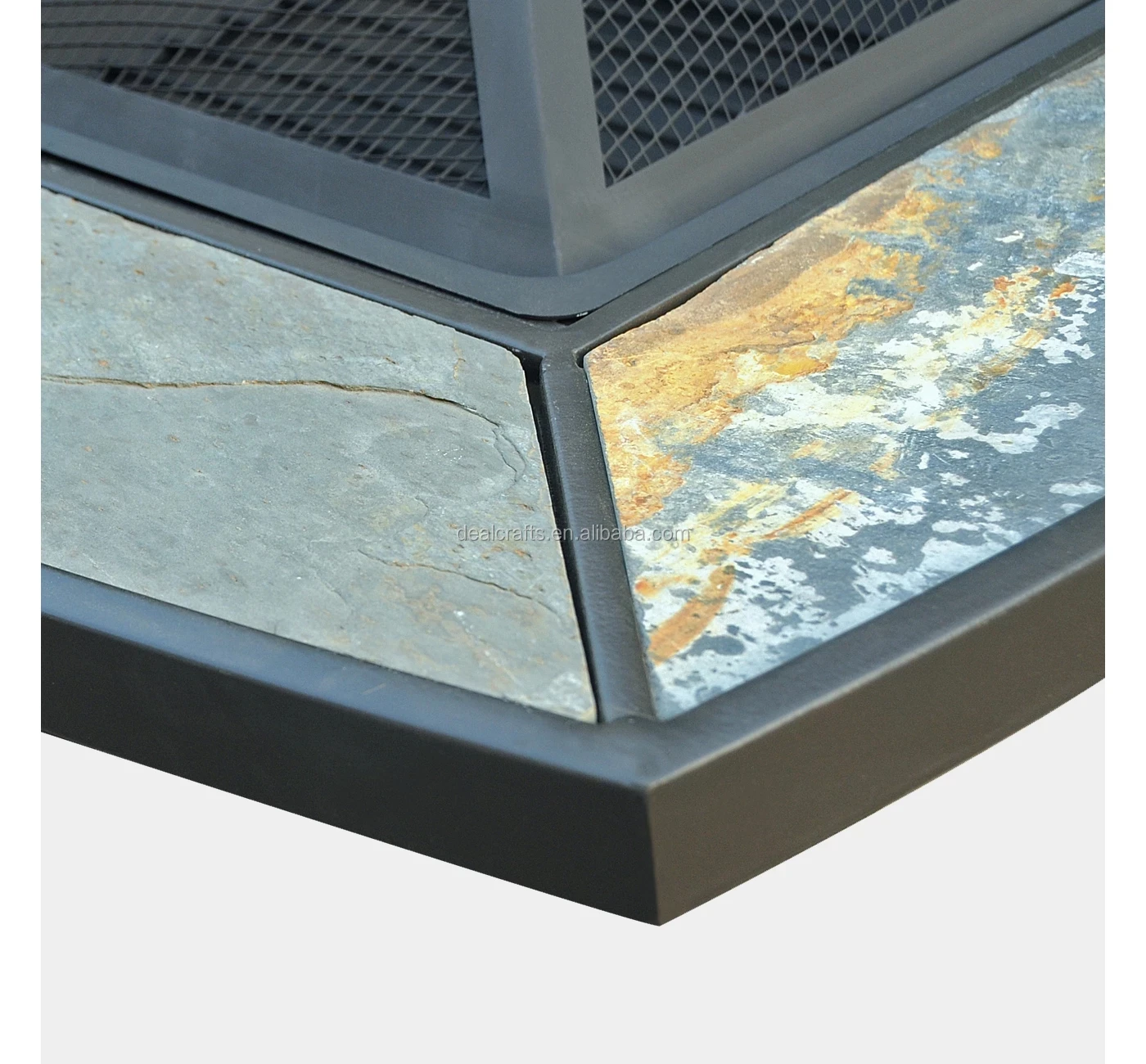 
Factory Price Outdoor Round Mosaic Top Metal BBQ Fire Pit Table For Garden Fireplace 