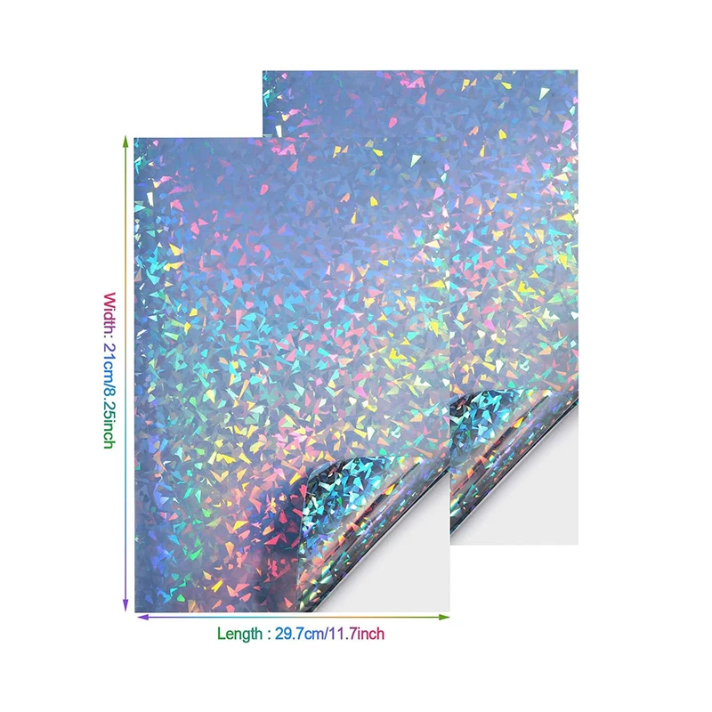Premium Self-Adhesive Sand Star Holographic PVC Overlay Laminating Film Cold Laminated Glitter for Enhanced Visibility