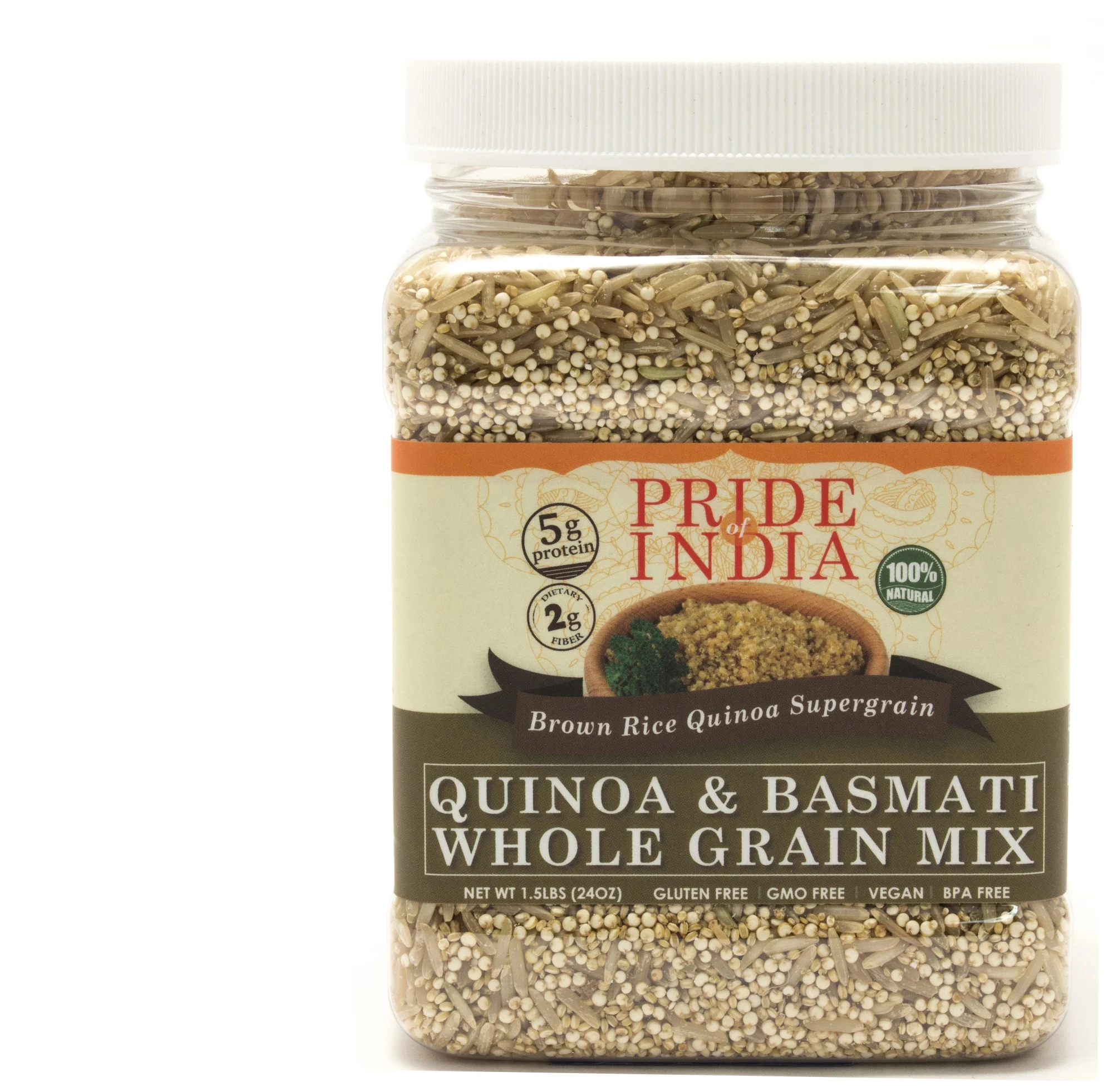 
 Баночка из коричневого риса и зерна Quinoa (1,5 фунтов, 680 г)  