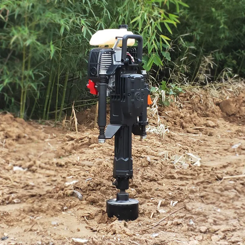Best Selling High Efficiency Petrol Fence Knocker Post Driver Lightweight 4 Stroke High Quality New Motor Engine Pile Drivers