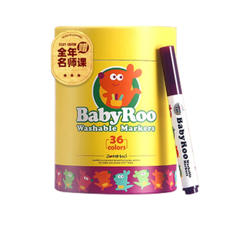 Watercolor Brush Pen, 36 Colors Brush Tip Painting Water Color Marker Pen Set For Kids and Adults Coloring Books