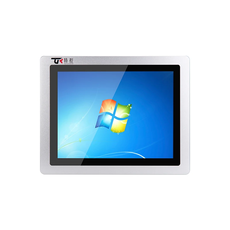 2 PCI slot fanless all in one capacitive touch panel pc industrial
