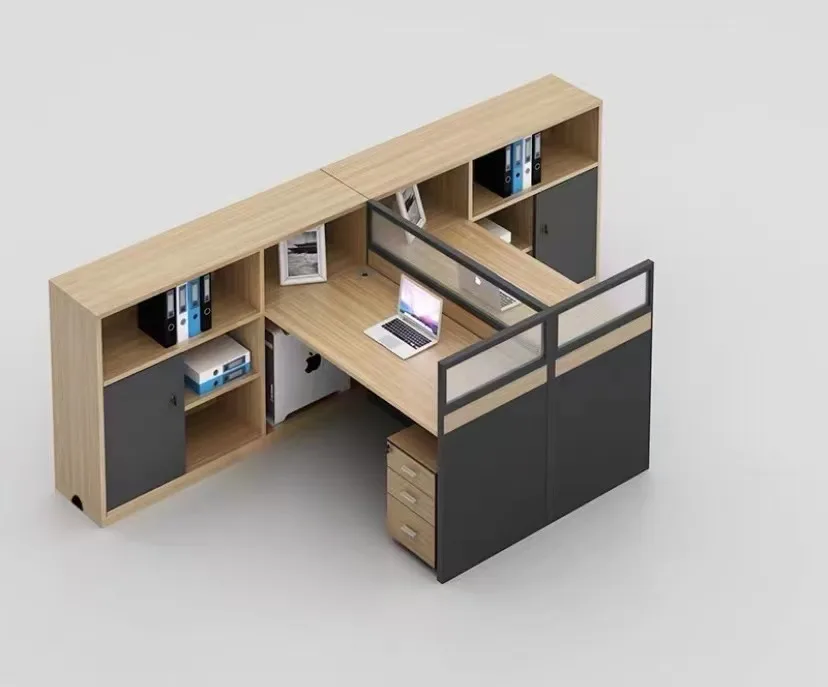 Modern Office Furniture Modular Desk Workstation System For 2 Person