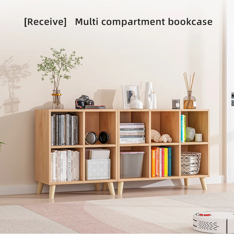 Bookcase wooden bookshelf modern luxury bookshelf plywood bookcase mdf bookcase
