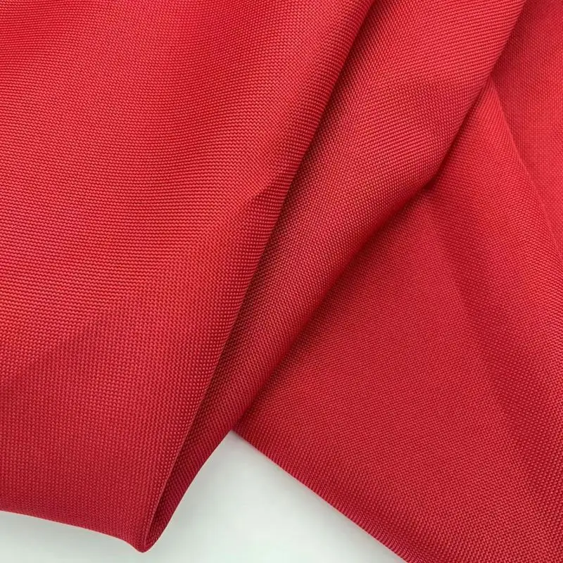 Hot sale 600D*600D 68T 100 Polyester Red Oxford Fabric Ripstop Oxford Fabric