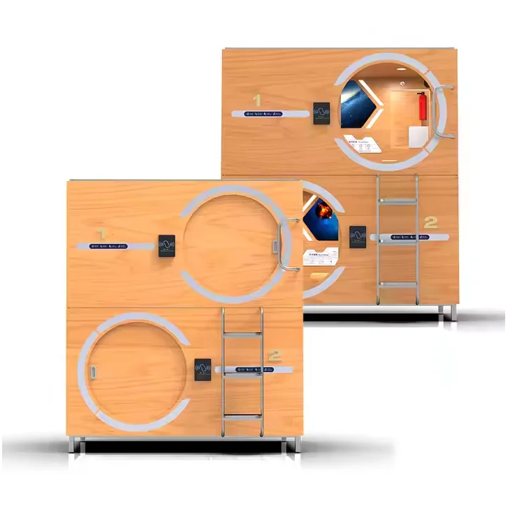 Manufacturer Direct Sales Of High Quality Wooden Capsules Suitable For Dormitory Hostel Private Room Beds