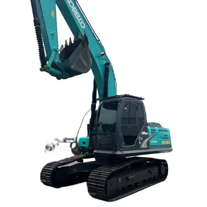 Оригинальные корейские 20 тонн японские Гусеничные экскаваторы kobelco SK200 SK 200-8 200LC-8 с низким рабочим временем и высокой эффективностью