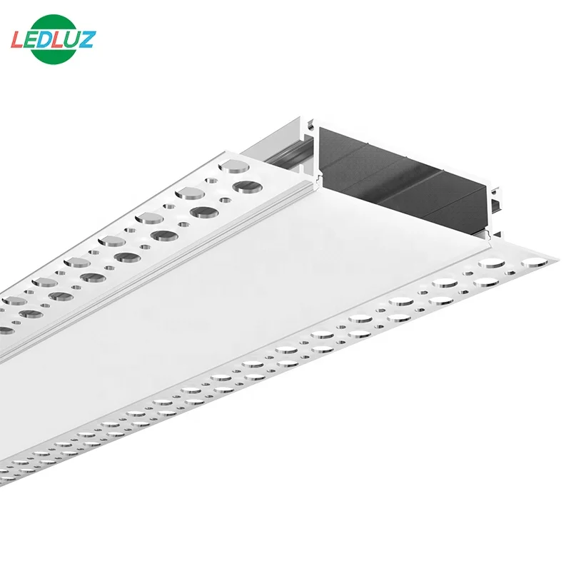 
ALP083-R 16mm Trimless Recessed T Shape Drywall LED Profile for Multi Rows LED Strips 