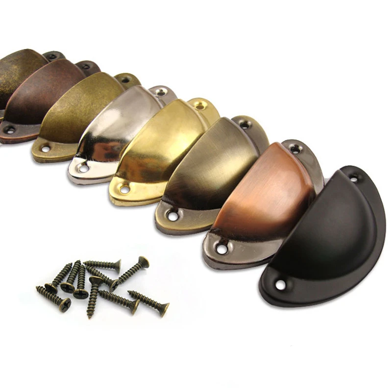 lower price shell handle different iron or aluminum drawer handles