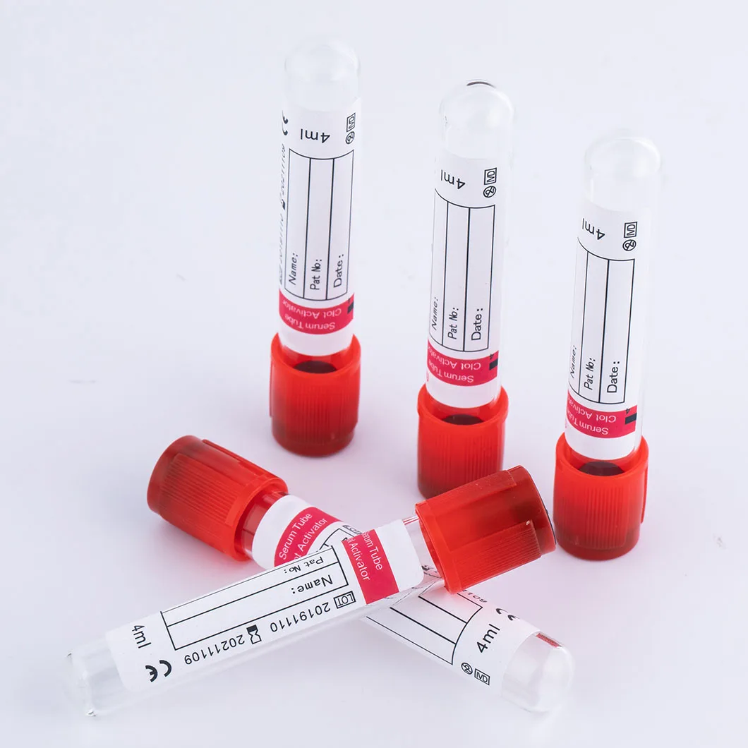 Medical Disposable K2 K3 Edta Tube Lavender Vacuum Blood Plain Collection Test Tube