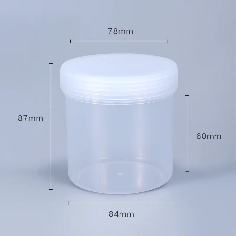  UMETASS 150ml-2L банка из полиэтилена высокой плотности с широким горлышком пластиковые контейнеры винтовыми крышками морозильная для Хранения Мороженого без