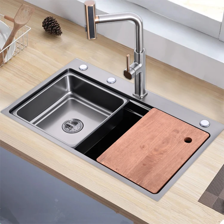 SONSILL Luxury Home Kitchen  304 Stainless Steel 0.95MM Thickness Modern Kitchen Sink