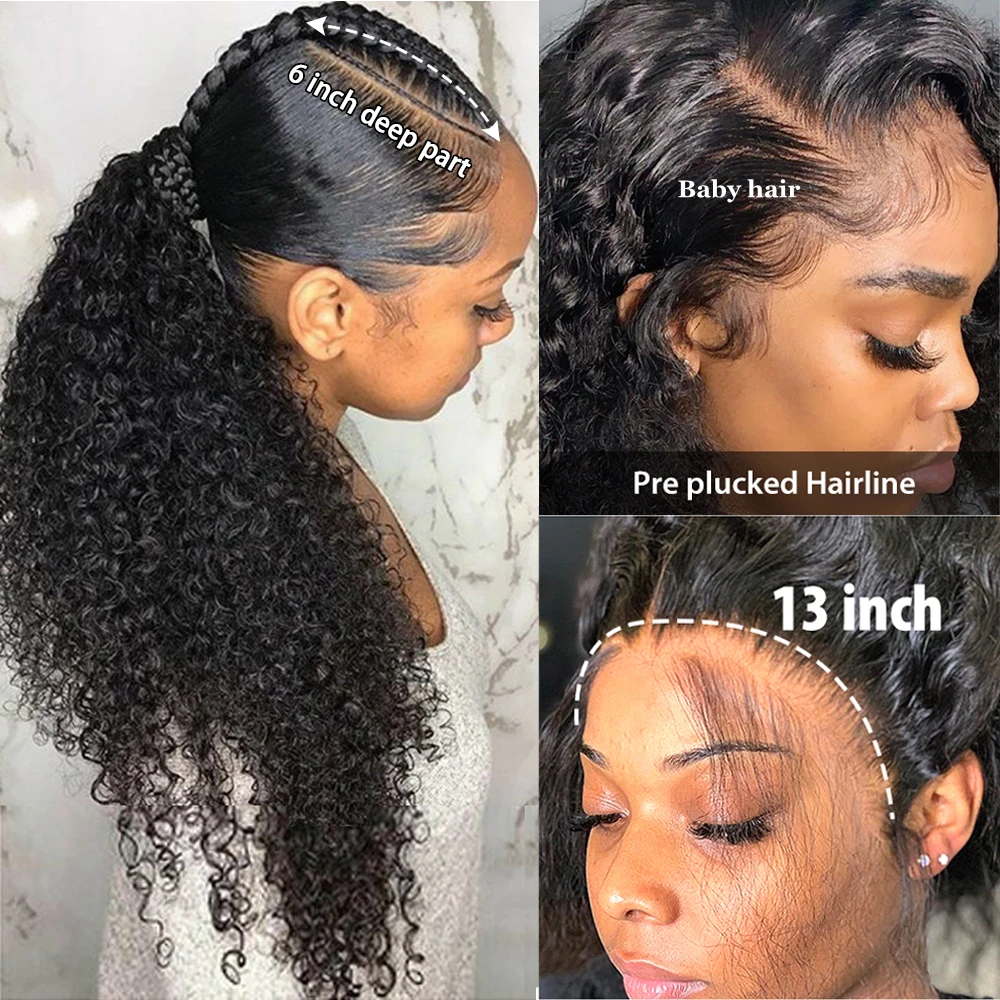 Virgin Cuticle Aligned Hair Full Lace Wig,Hd Transparent Lace Front Wigs,Brazilian Human Hair Lace Frontal Wigs For Black Women