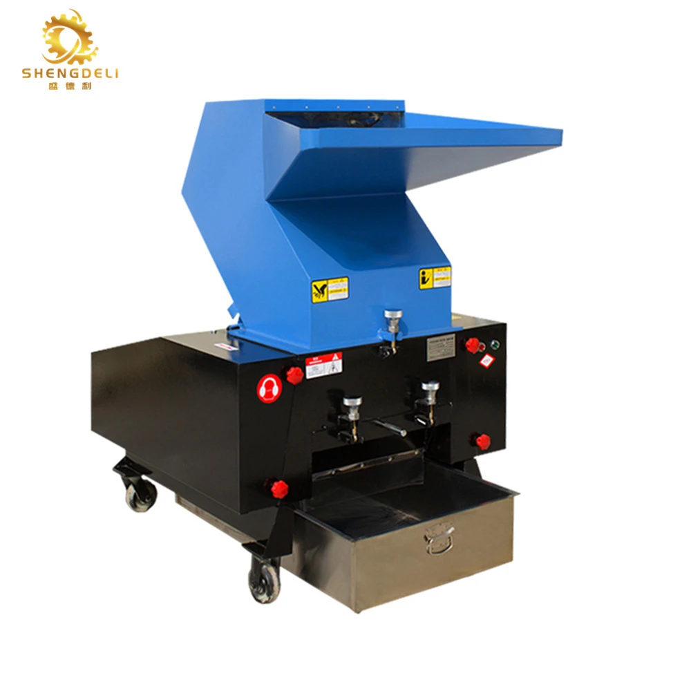 100-500kg/h Capacity Automatic Mini Plastic PET Bottle Crusher Knife Grinder Machine