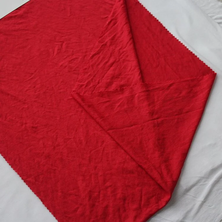 2022 breathable 100% recycle polyester knitted pique dyed fabric