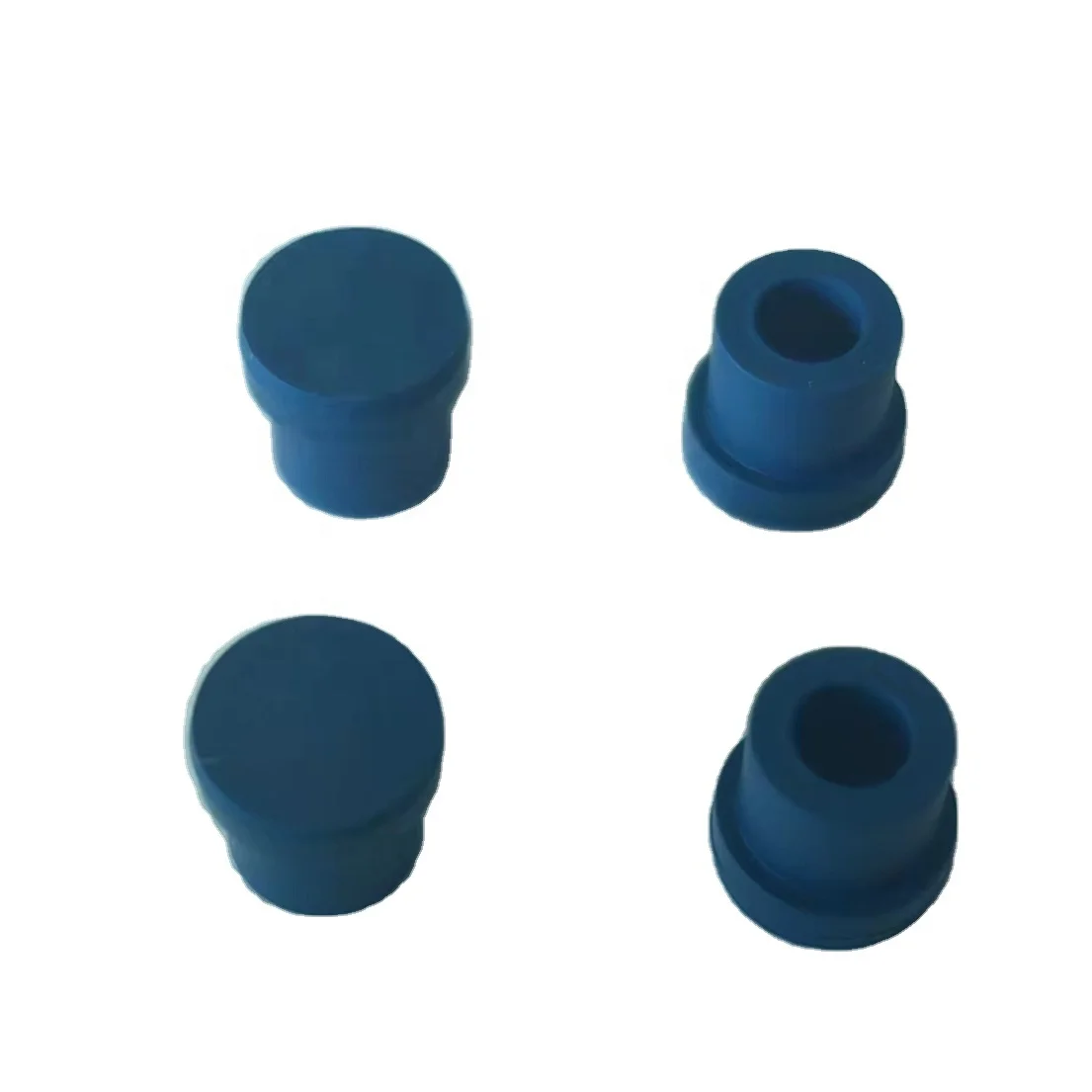 Protective butyl rubber stopper for syringe