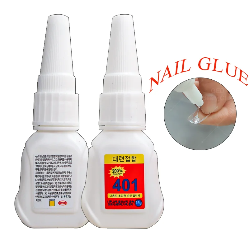 Salon Favorite 15g Nail Glue Ultra Strong Bond and Quick Dry for Perfect Manicure