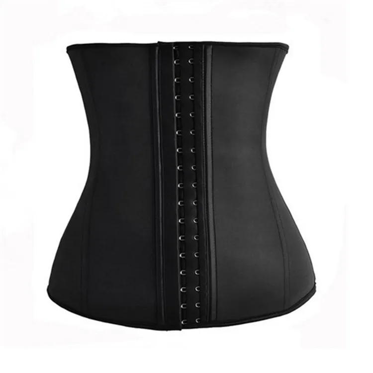Women Steel Bone Waistband Trainer Sweat Belt Neoprene Palace girdle Sports Slimming Shapewear Waist Corset Trimmer body Shaper